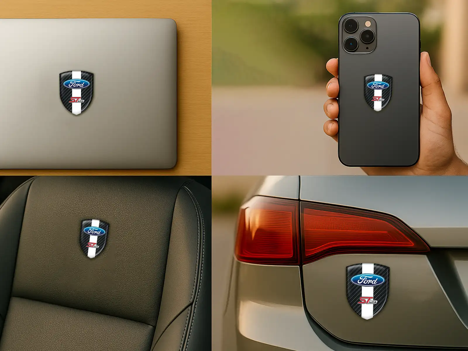 Ford Vitre Arrière Auto Résistante Limité Édition